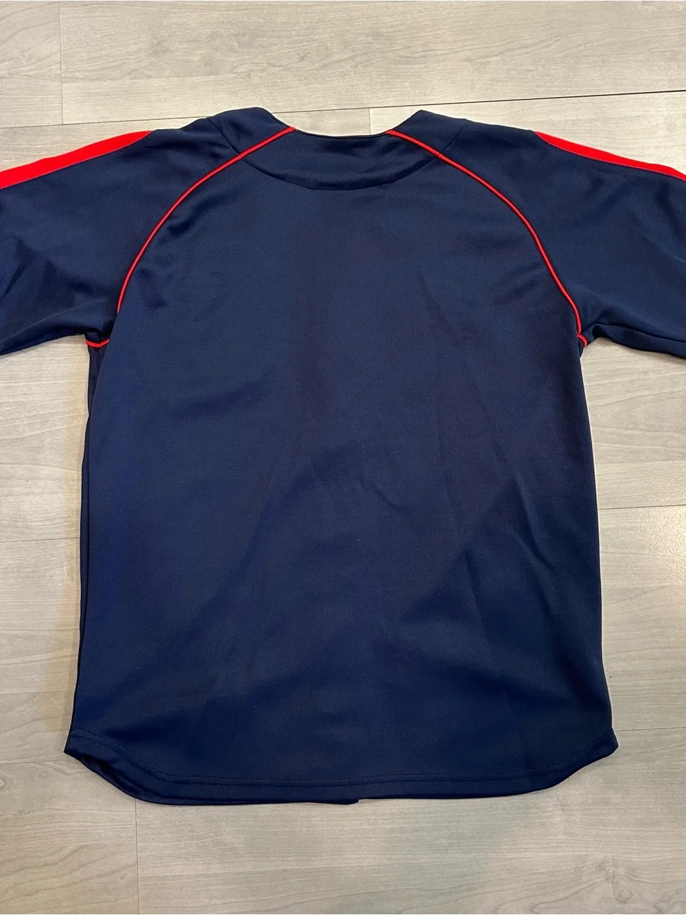 Vintage Nike Team Boston Red Sox Jersey Youth M 12/14 Navy Genuine Merchandise